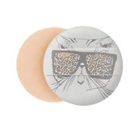 Leopard Print Sunglass Cat Head Animal Air Cushion Makeup Foundation Sponge Powder Puff