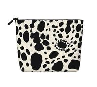 Leopard Print Toiletry Bags for Women, Portable Travel Cosmetic Bag, Daily Organiser with Zipper