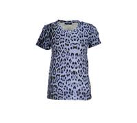 Leopard Print TShirt CA26781- Light Blue T-Shirts Cavalli Class Blue M