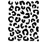 Leopard Print Vinyl Decal, Animal Pattern Wall Stickers, Irregular Dots Spots for Kids Bedroom Nursery Living Room Home Decoration (Large)