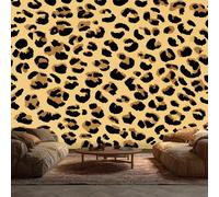 Leopard Print Wallpaper, Farm Animal Print Wallpaper for Living Room, Bedroom, Non-Woven Decor Wall Paper, Photo Dining Room, Hallway, Lounge, Mural Large 3D Home Decor 450 x 315 cm IW39