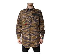 Leopard Print Windbreaker Jacket - male - Dolce & Gabbana - Light Jackets - Multicolor - M - Jackets M