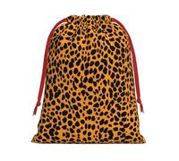 Leopard Printed Ultra Soft Velvet Gift Bag, Comfortable To The Touch, Reusable