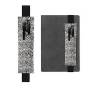 Leopard Printleather Pen Pouch Bookmark â€“ Full-Print Dual-Sided PVC Leather Bookmarker with Elastic Band for Notebooks, Journals & Planners (8â€“10 in Pens, 2â€“3 Capacity)