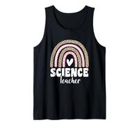 Leopard Rainbow Science Teacher Funny Teaching for Women Men Tank Top