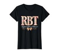 Leopard RBT Registered Behavior Technician ABA Therapist Value Graphic T-Shirt, Women, Black, S