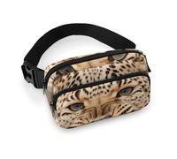 Leopard Roars Cool Animal Fanny Pack with Multiple Pockets, Personalized Waist Bag with Zipper, Multifunctional Bum Bags for Travel, Belt Bag with Adjustable Strap, Crossbody Bags