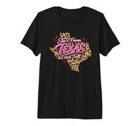 Leopard She's from Texas I Can Tell Premium T-Shirt