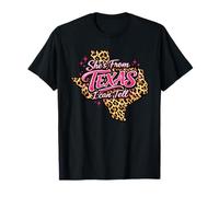 Leopard She's from Texas I Can Tell T-Shirt