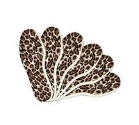 Leopard Shoe Insoles 6 Pair Pack Set for Women | Comfortable Shoe Inserts for Everyday Use | Ladies Shoe Insoles with Stylish Leopard Design | Kaps (38 EUR / 5 UK/Women)