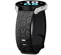 Leopard Silicone Strap for Xiaomi Watch S4 41 mm, 18 mm Sports Bracelets Watch Strap, Replacement Strap for Withings ScanWatch 2 38 mm/Light/Steel HR 36 mm, for Oneplus Watch 3 43 mm, Eine Grösse