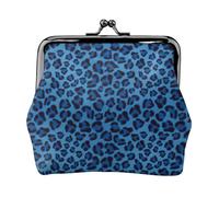 Leopard Skin Animal Coin Purses, Small Card Case Wallet For Men Women For Shopping And Casual Outings, Black, One Size, Art Deco