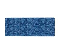 Leopard Skin Animal Gaming Desk Mat, Wide Surface Desk Pad for Keyboard, Mouse and Improved Gaming Stability