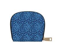 Leopard Skin Animal Print Coin Purse Wallet,Cute Leather Credit Card Holder Zipper Mini Pouch Change Purses