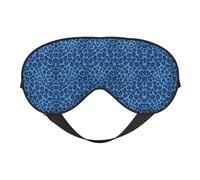 Leopard Skin Animal Print Sleep Eye Mask Comfortable with Adjustable Strap Soft Shade Blackout Eye Cover Blindfold