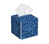 Leopard Skin Animal Print Square Tissue Box Cover,Tissue Box Cover For Bathroom, Bedroom Night Stands, Countertop, Living Room, Car