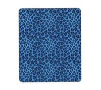Leopard Skin Animal Square Mouse Pad, Cloth With Rubberized Base, Standard Gaming Mousepad, Non-Slip Rubber Base