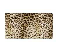 Leopard Skin Animals,Mouse Pad Large Desk Pad Computer Keyboard Mouse Mat With Non Slip Rubber Base 40 x 70 cm