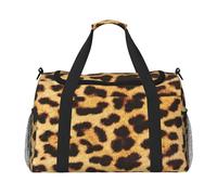 Leopard Skin Pattern Hand Travel Bag â€“ Durable Carry-On Luggage Weekend Bag, Travel Tote Luggage Bag, Travel Vacation Bag, Trip Bag, Portable Bag, Travel Gear Carryall Bag