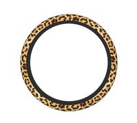 Leopard Skin Pattern Print Practical Car Steering Wheel Protector Cars Trucks Stylish Decoration Eco-Friendly