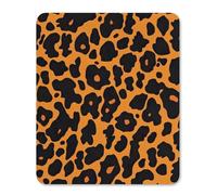 Leopard Skin Pattern Rectangular Non-Slip Mouse Pads Rubber Base Mouse Mat for Desktop Home Office 25 * 30cm