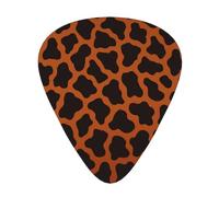Leopard Skin Print 12 Pack Guitar Picks With 3 Thicknesses And Storage Box, Abs Plectrums For Electric Bass Guitar Players