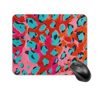Leopard Spot Pattern Mouse Pad - Non-Slip Rubber Base Ultra-Thin Desk Mat Waterproof & Portable Mousepad for Gaming, Office, Design 20 * 25cm