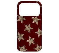Leopard Star Red Y2K Cheetah Retro Bold Trendy Aesthetic Case for iPhone 17 Pro