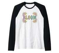 Leopard Style Bloom Country Floral Western Graphic Raglan Baseball Tee