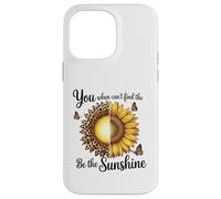 Leopard Sunflower Be The Sunshine Positive Case for iPhone 14 Pro Max