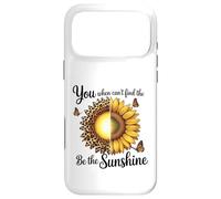 Leopard Sunflower Be The Sunshine Positive Case for iPhone 17 Pro Max