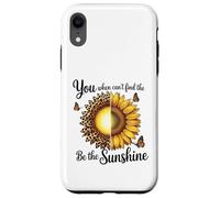 Leopard Sunflower Be The Sunshine Positive Case for iPhone XR
