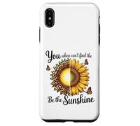 Leopard Sunflower Be The Sunshine Positive Case for iPhone XS Max
