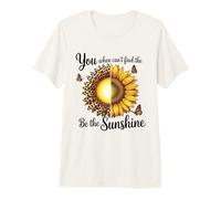 Leopard Sunflower Be The Sunshine Positive Premium T-Shirt