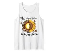 Leopard Sunflower Be The Sunshine Positive Tank Top