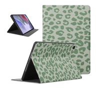 Leopard Tablet Case for iPad 4 9.7" | Panther Cheetah Light Green Pattern Adjustable Protective Cases Flip PU Fashion Leather Stand Funda for Boys Girls