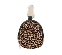 Leopard Tiger Print Y2K Style Coin Purse Waterproof Zipper Pouch Multifunctional Mini Earphone Key Holder