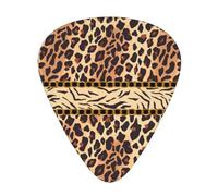 Leopard Tiger Skin Print,12 Pcs Guitar Pick,3 Different Thickness Plectrums for Acoustic Guitar Bass Ukulele (0.46mm 0.96mm 0.71mm)