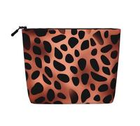 Leopard Toiletry Bags for Women, Portable Travel Cosmetic Bag, Daily Organiser with Zipper