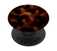 Leopard TortoiseShell Print Aesthetic Vintage Girly Chic PopSockets Adhesive PopGrip