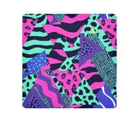 leopard triangles stripes spots Magic Makeup Bag Cloth Makeup Organizer Wrap Camera Lens Cloth Wrapper Makeup For Women Size 21.7x21.7in