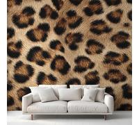 Leopard Wallpaper, Cheetah Print Animal Wall Mural, Living Room Wallpaper for Bedroom, Home Decor, Photo Wall Paper, 260 x 175 cm 1&XF