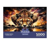 Leopard1000 Piece Puzzle Puzzle Animal Colourful Puzzle for Adults And Children 70x50cm/1000pcs