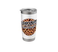 Leopardprint Leopardmuster ist Meine Lieblingsfarbe Cheetah Stainless Steel Insulated Tumbler