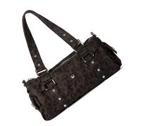 Leopards Pattern Shoulder Bag Nylon Underarm Bags Lightweight Handbag Crossbody Purse Suitable For Various Occasion Korean Japanese Styles Sunderarm Bag