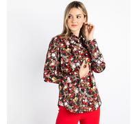 Leopards & Roses Womens Print Shirt CLAUDIO LUGLI Black 10