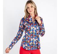 Leopards & Roses Womens Print Shirt CLAUDIO LUGLI Blue 12