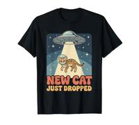 Leopardus Tilcayo New Cat Just Dropped Wild Cat Funny UFO T-Shirt