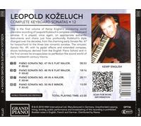Kemp English - Leopold Ko eluch: Complete Keyboard Sonatas, Vol. 12
