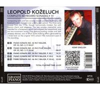 LEOPOLD KOZELUCH - SONATE PER PIANOFORTE (INTEGRALE), VOL.11: SONATE NN.42-46 NE